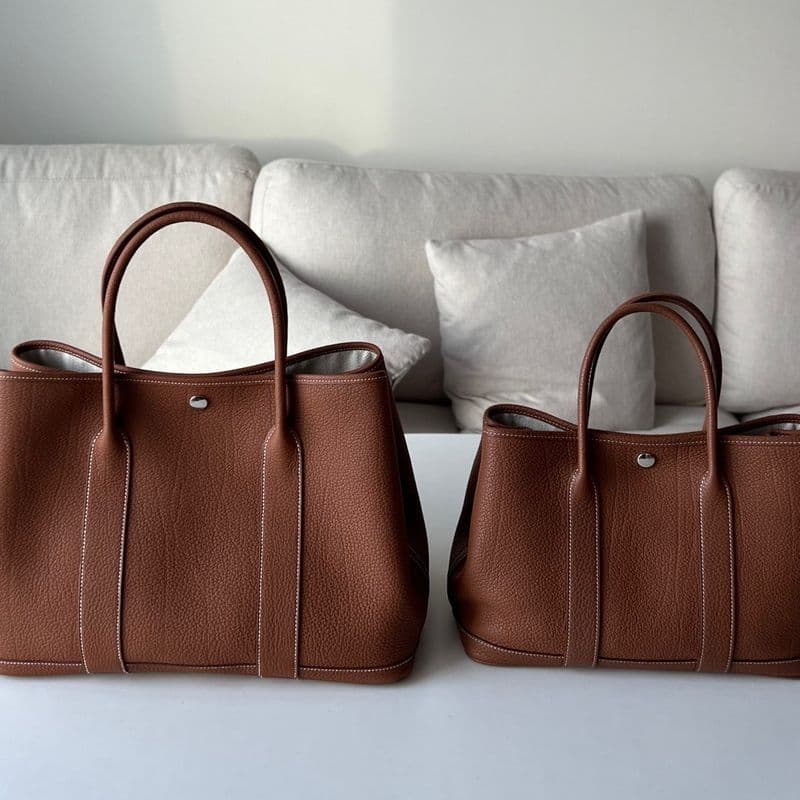 에르메스 가든파티 30 vs 36 사이즈 비교