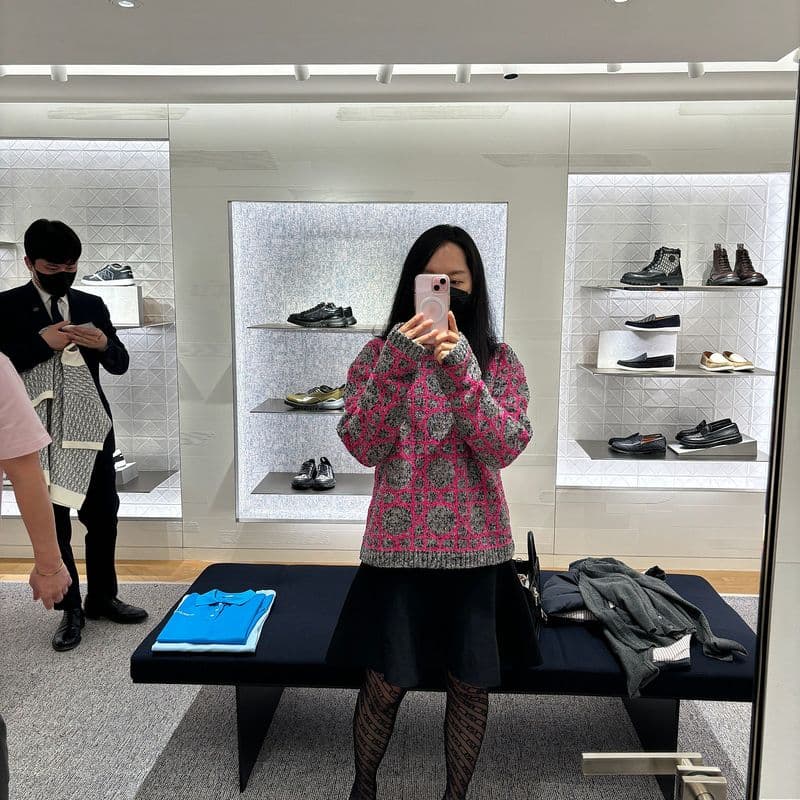 디올 남성 가디건, 스웨터로 루즈한 스타일링 코디 추천