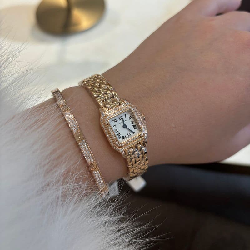 까르띠에 팬더 미니 금통 다이아, 가격과 착용샷