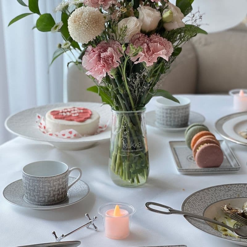 My Hermes Mosaic dishes - perfect for everything from saying 'yes' to a proposal to celebrating birthdays. I absolutely love them!