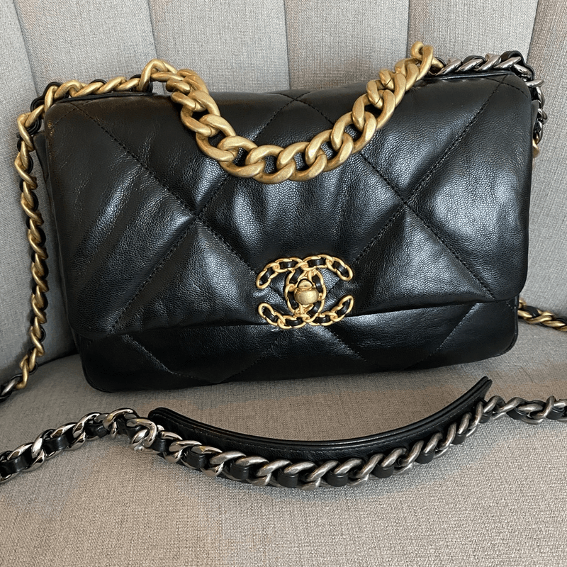 Chanel 19 Bag in Black: My go-to collection for everyday wear.