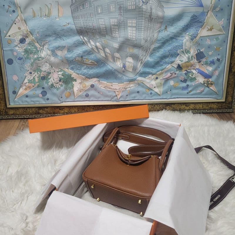 에르메스 미니 린디 언박싱, 끌레망스 골드 3총사 비교 후기