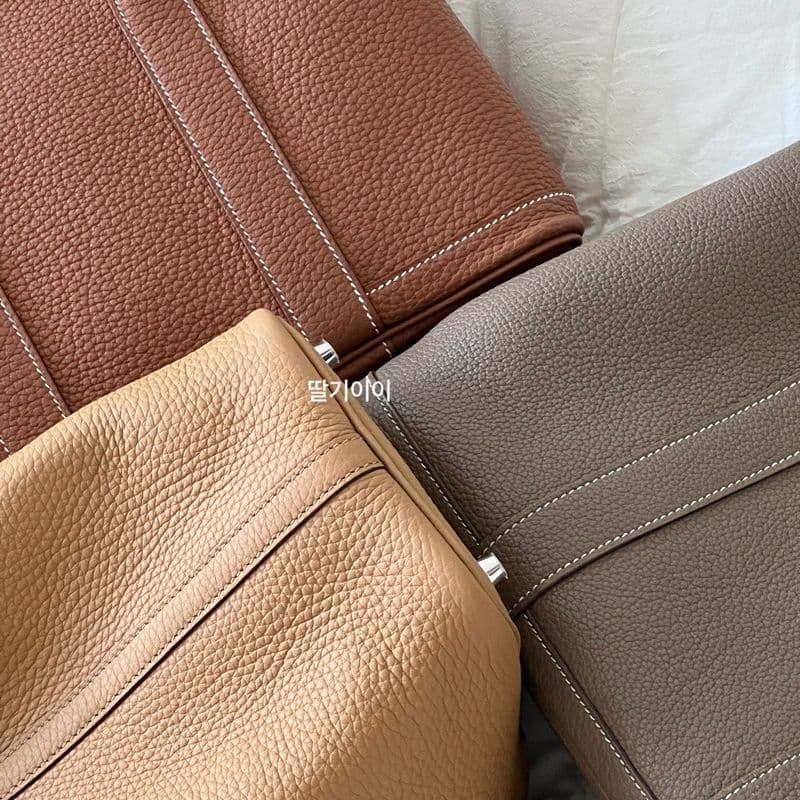 에르메스 가든파티, 피코탄 골드, 에토프, 비스킷 컬러 비교/착샷