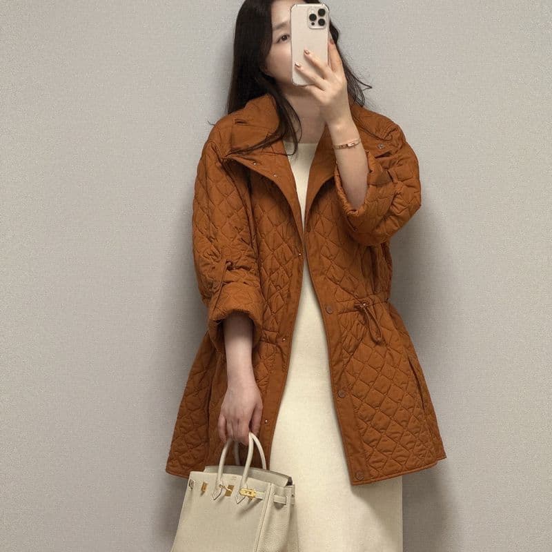 Tired of your Burberry quilted jacket? I recommend the Hermès one.