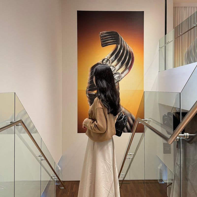 I styled my Chanel Gabrielle bag for the Bulgari High Jewelry exhibition.