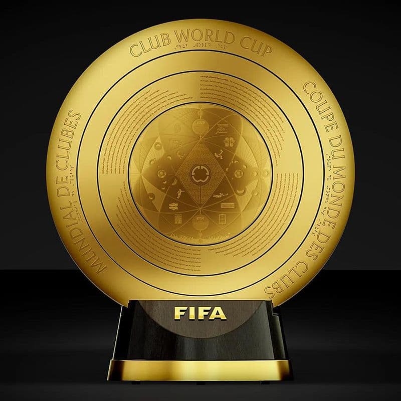 The World Cup trophy, a collaboration between FIFA and Tiffany & Co.