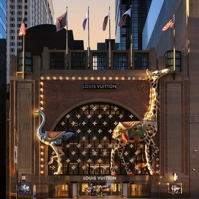 역대 최대 규모 루이비통 뉴욕 부티크