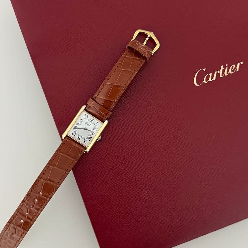 Timeless luxury: Cartier Tank Must strap replacement and wearing diary.