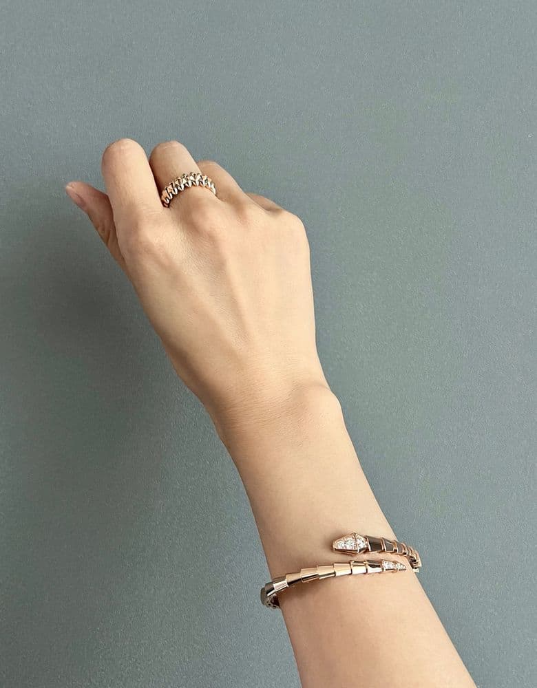 불가리 세르펜티 데미파베 브레이슬릿 언박싱했어요🎁🐍✨