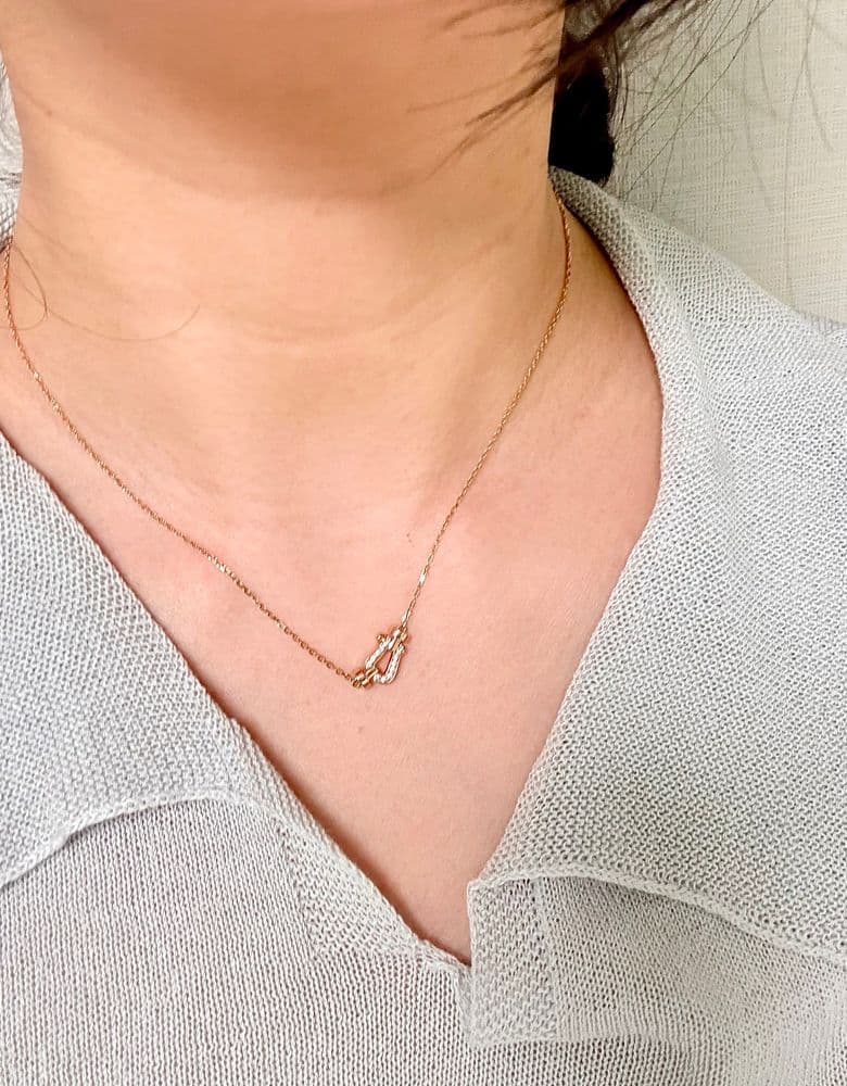 프레드 포스텐 핑크골드 스몰 목걸이 리뷰