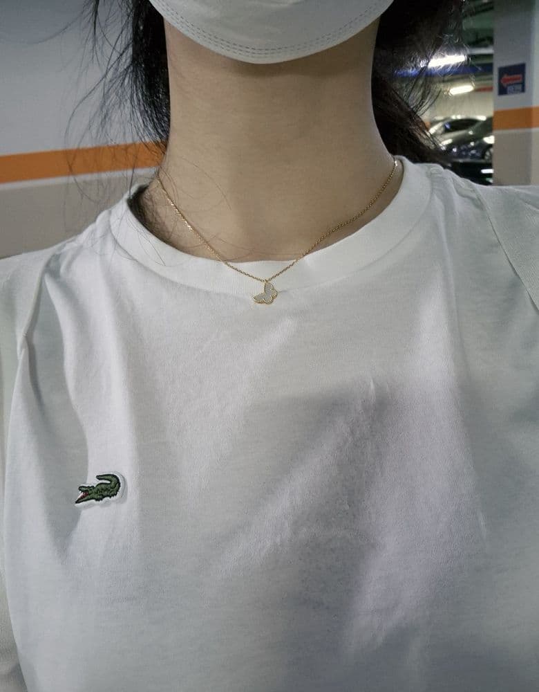 반클리프 버터플라이 목걸이