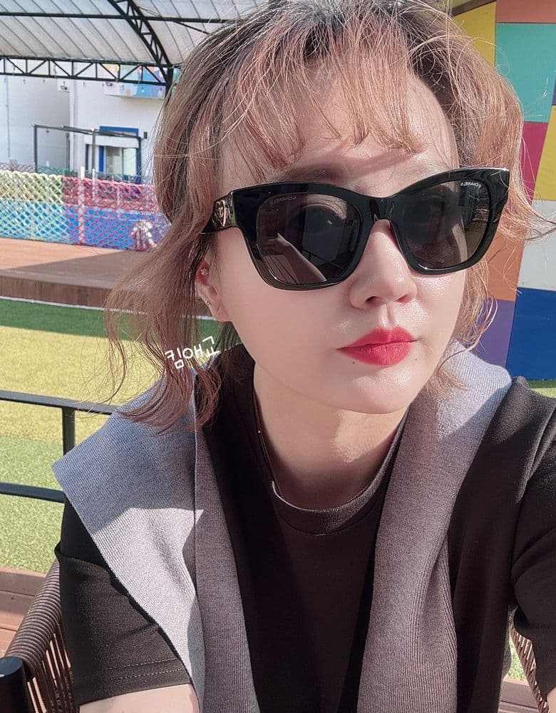 샤넬 하트 선글라스