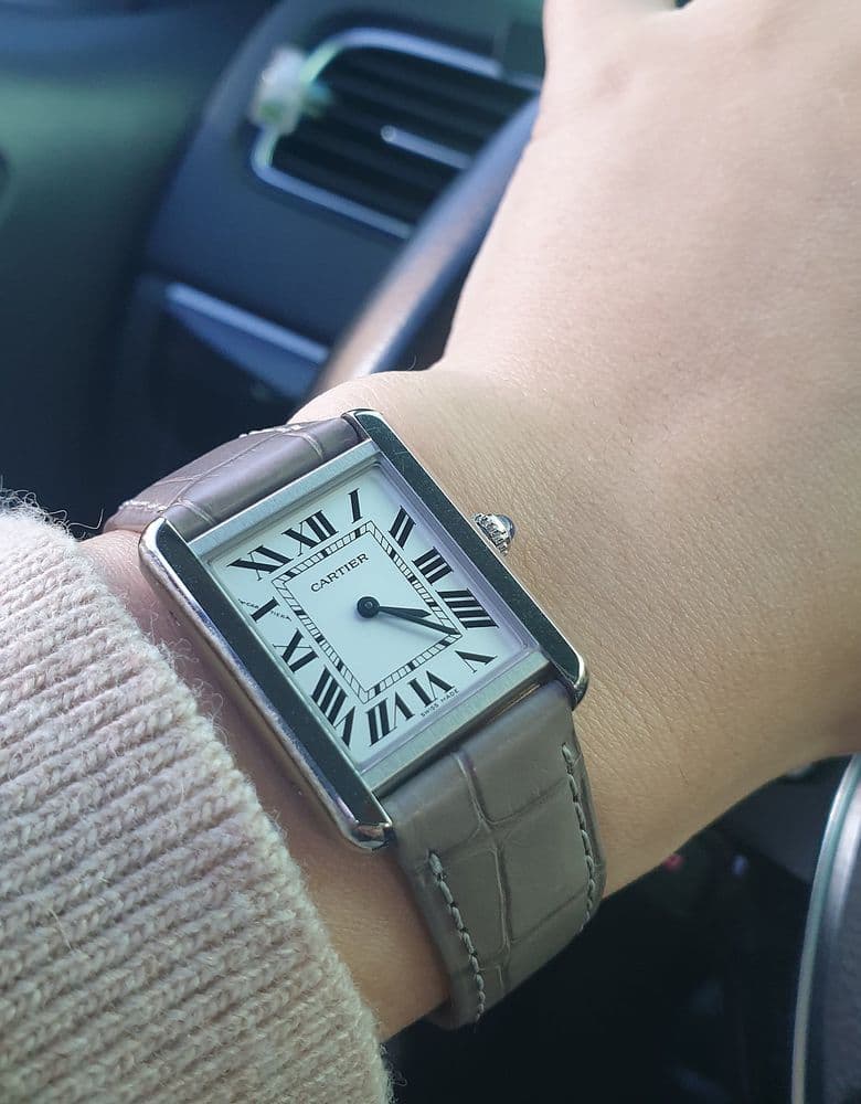 Cartier Tank Solo Steel (plus strap change)