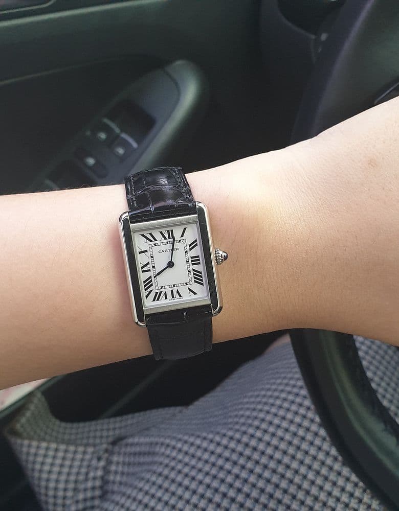 Cartier Tank Solo Steel (plus strap change)