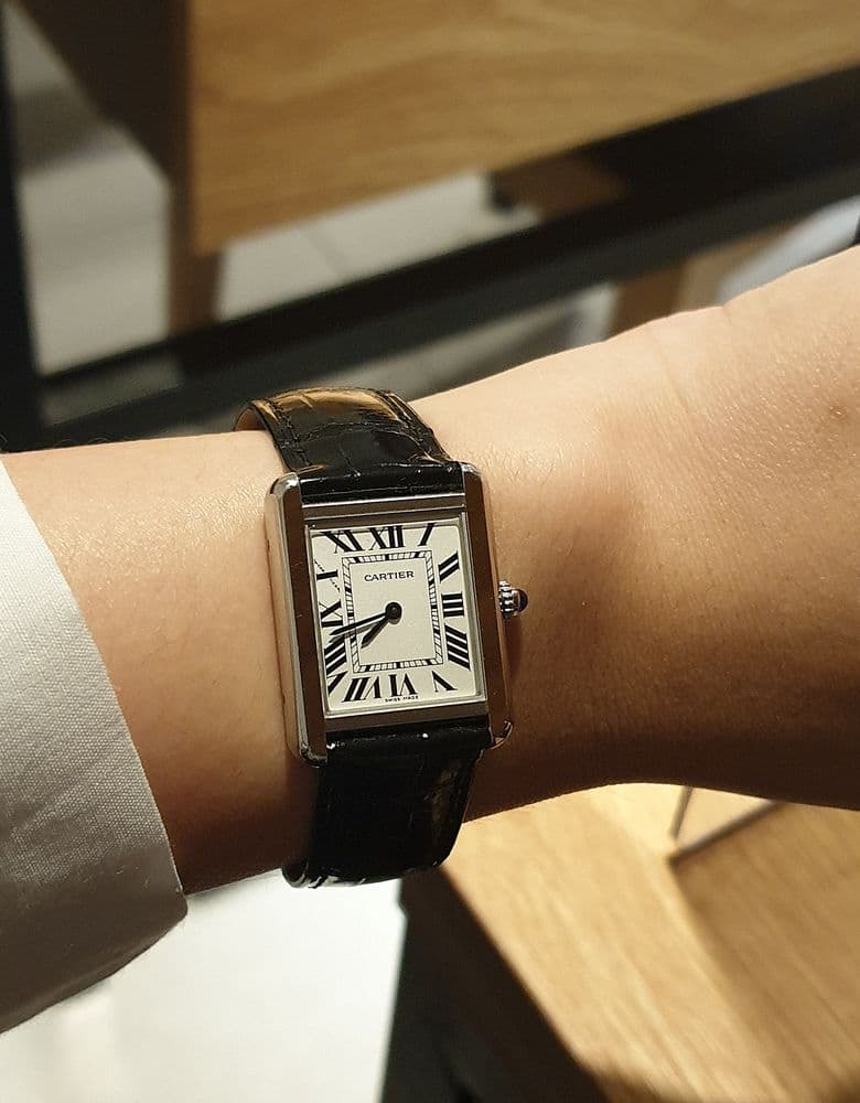 Cartier Tank Solo Steel (plus strap change)
