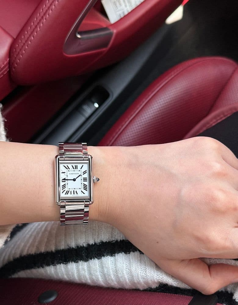 까르띠에 탱크머스트 스틸