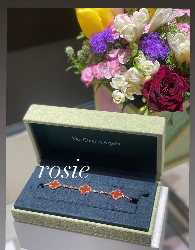 반클리프 커넬리언 5모티브 팔찌