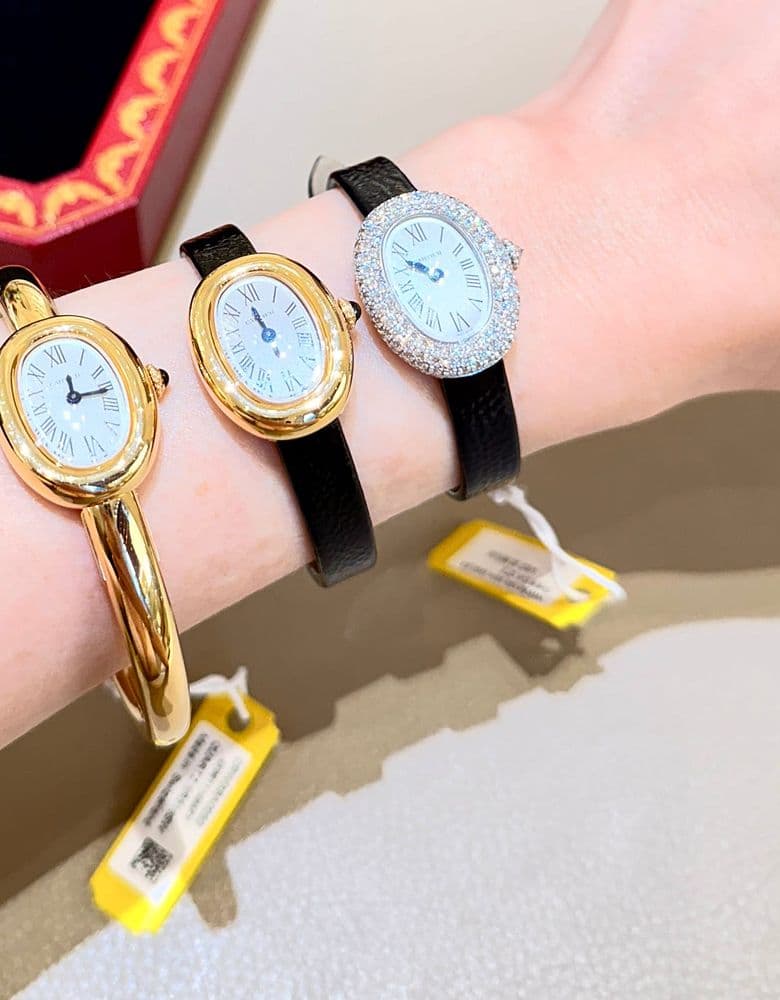 까르띠에 다이아몬드 파베 베누아 미니