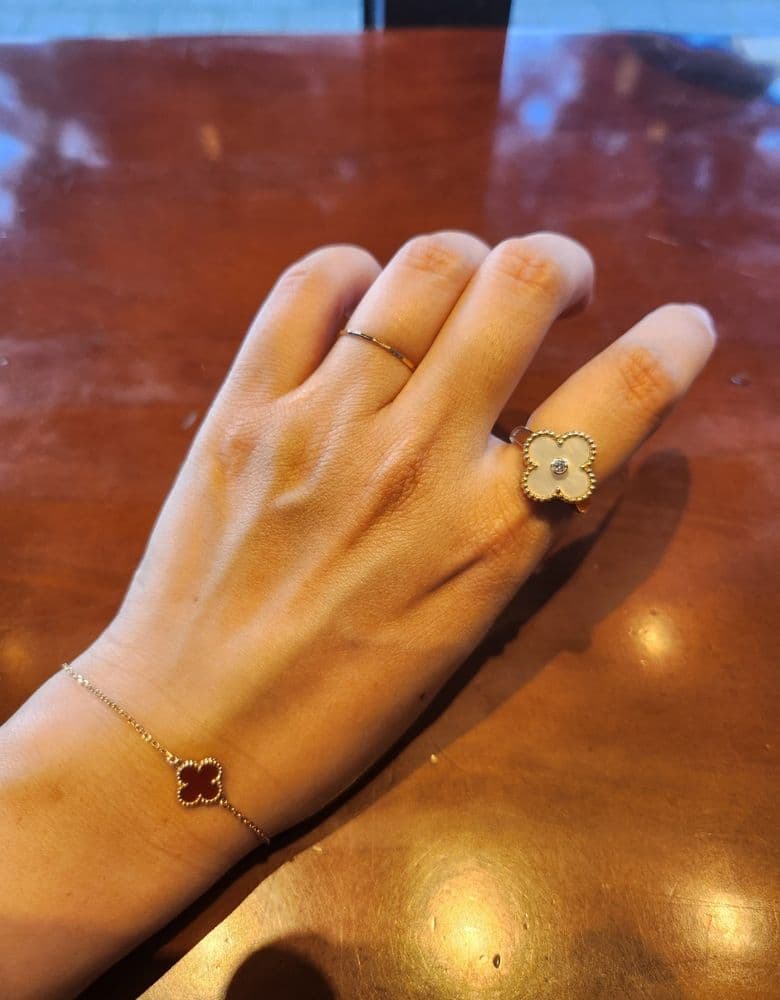 Van Cleef & Arpels Vintage Alhambra Mother-of-Pearl Ring