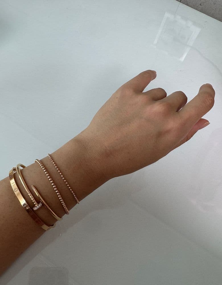 까르띠에 엥 끌루 팔찌 17 & 러브 팔찌 18