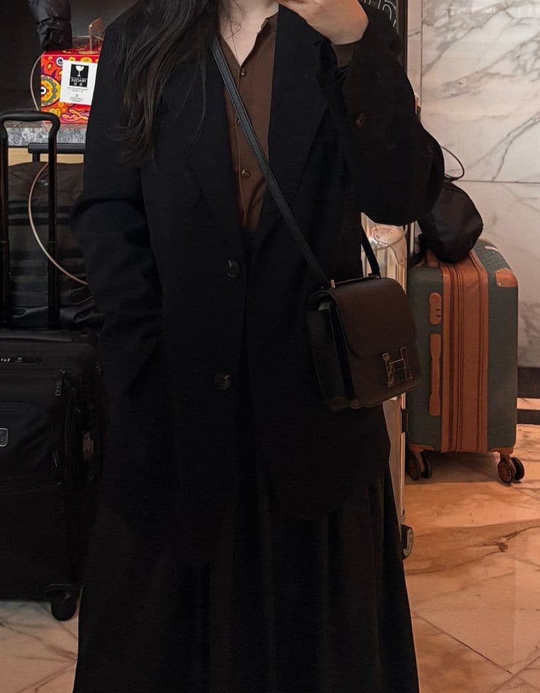 에르메스 콘스탄스 18 블은(블랙 은장) 리뷰