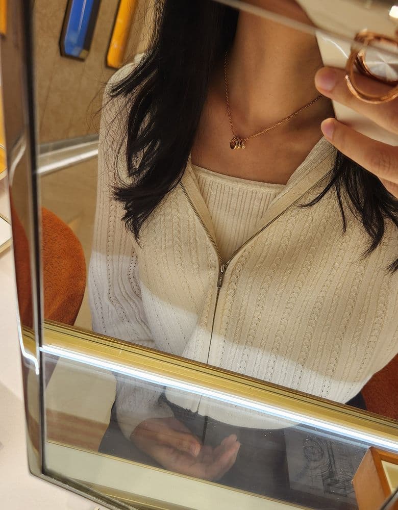 불가리 세르펜티 목걸이와 반지 세트