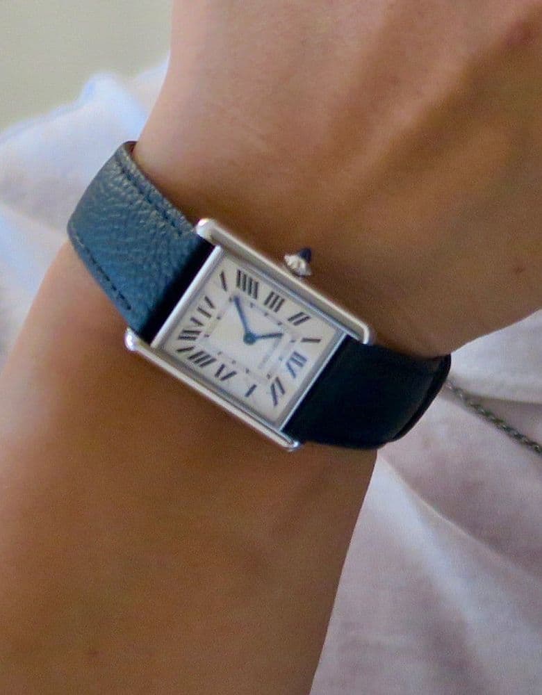 까르띠에 탱크 머스트 라지 가죽