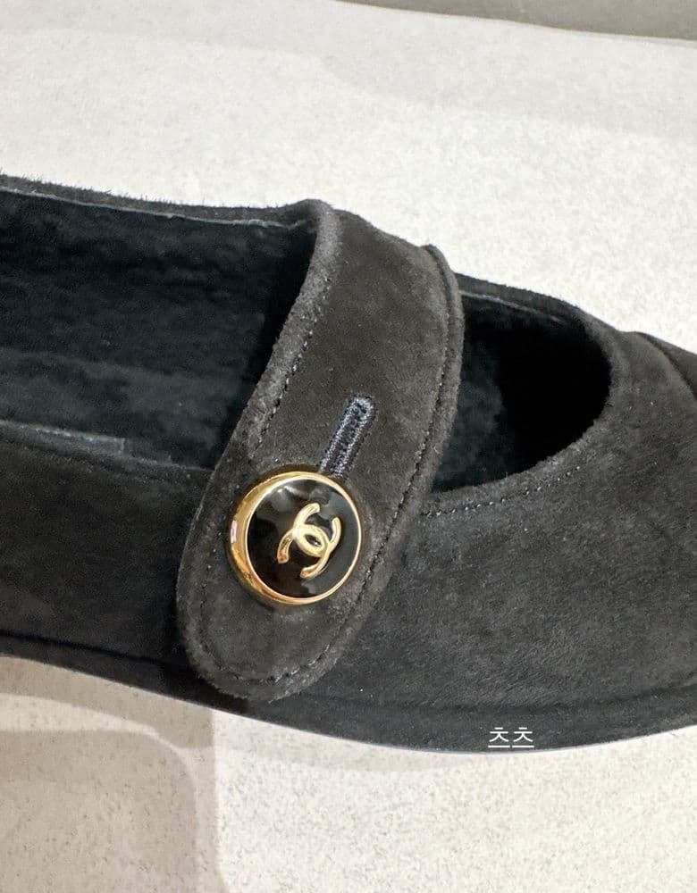 Chanel Mary Jane Shearling