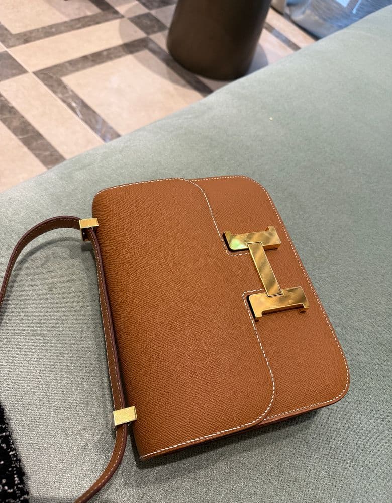 Hermès Constance in Gold with Gold Hardware