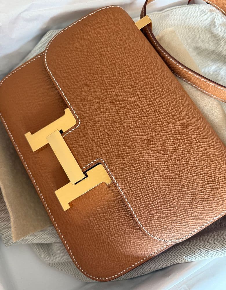 Hermès Constance in Gold with Gold Hardware