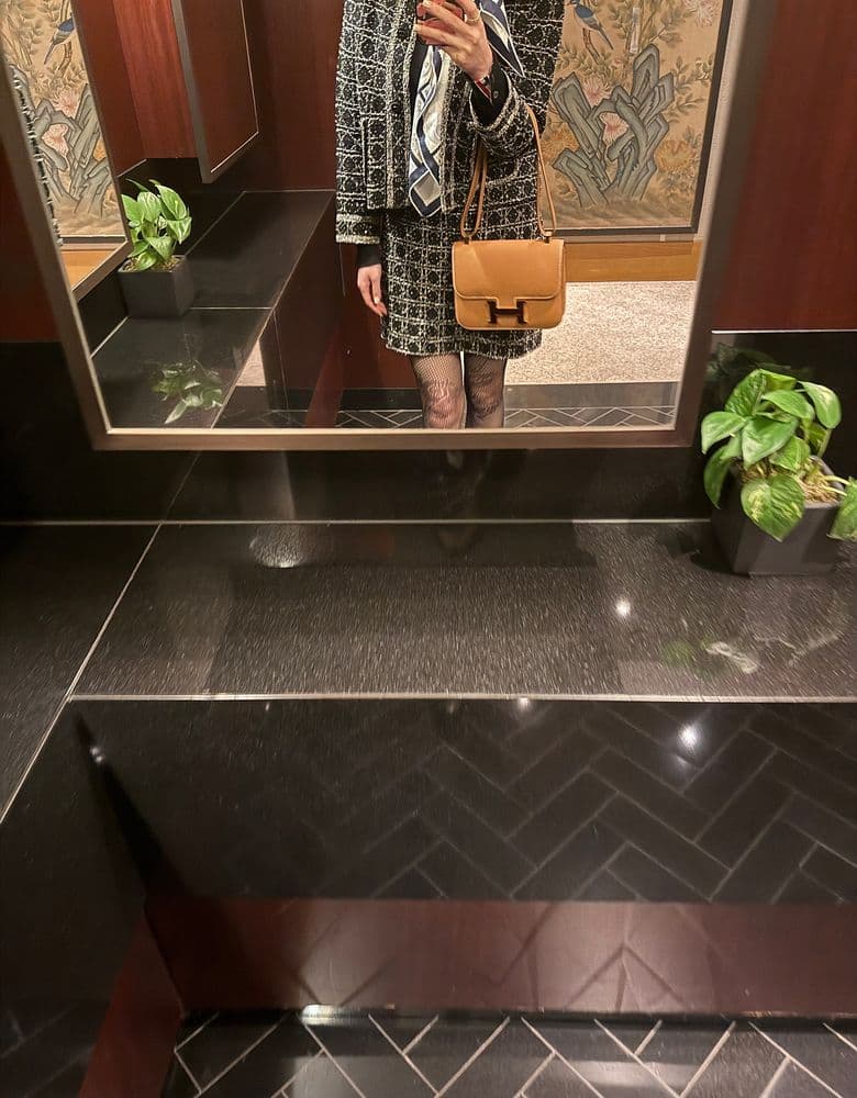 Hermès Constance in Gold with Gold Hardware