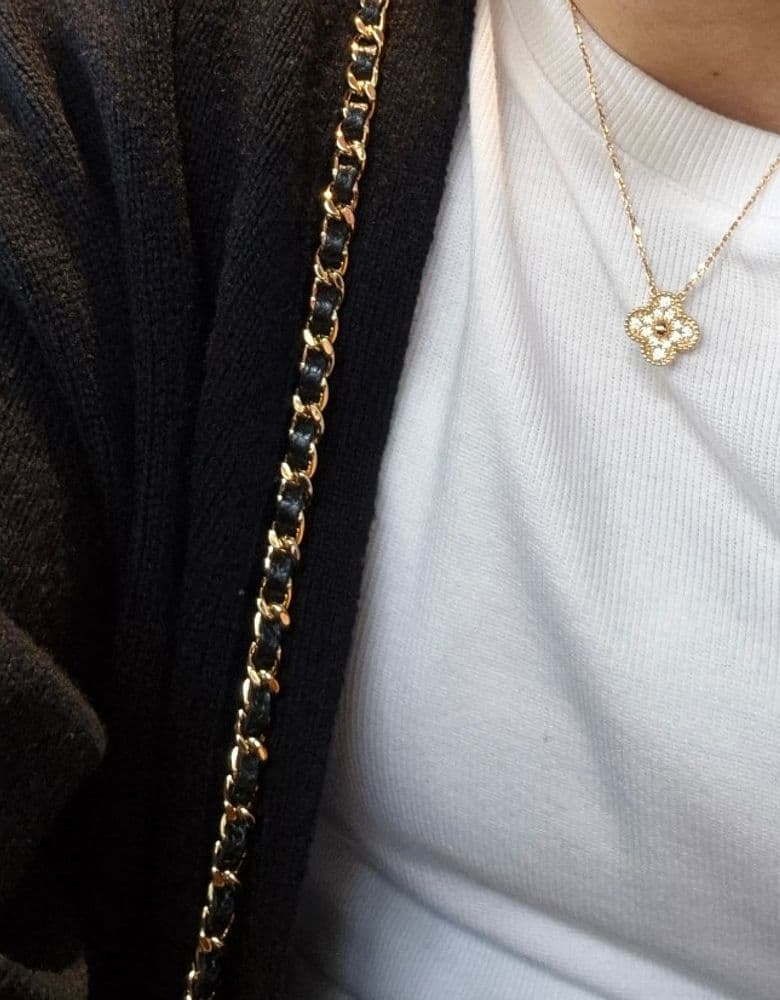 Van Cleef Vintage Alhambra Diamond Yellow Gold