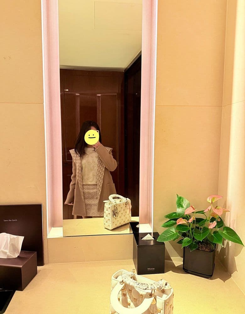 디올 매크로까나쥬 플레어 미니스커트