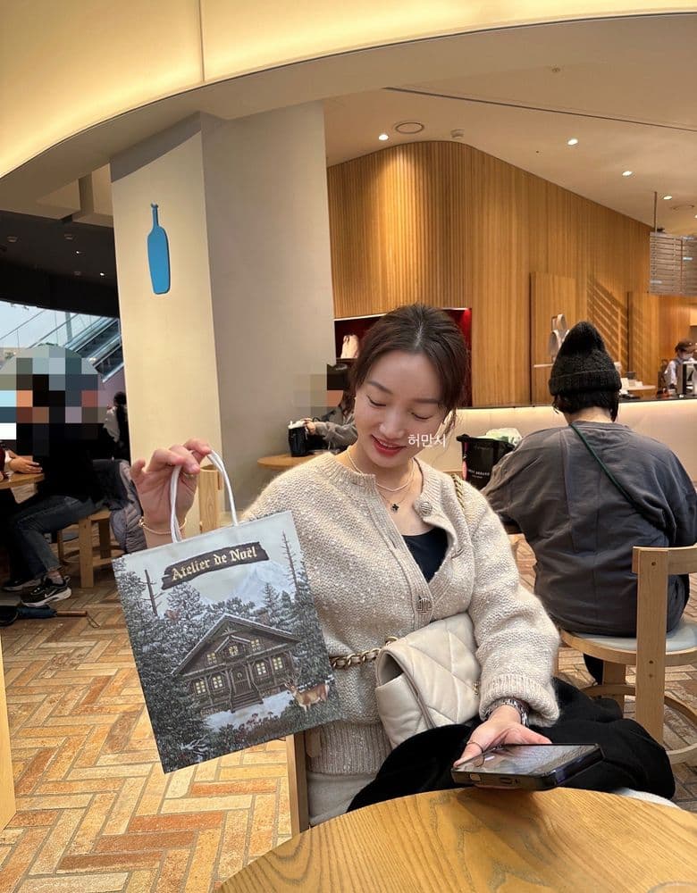 샤넬 19백 라지 베이지