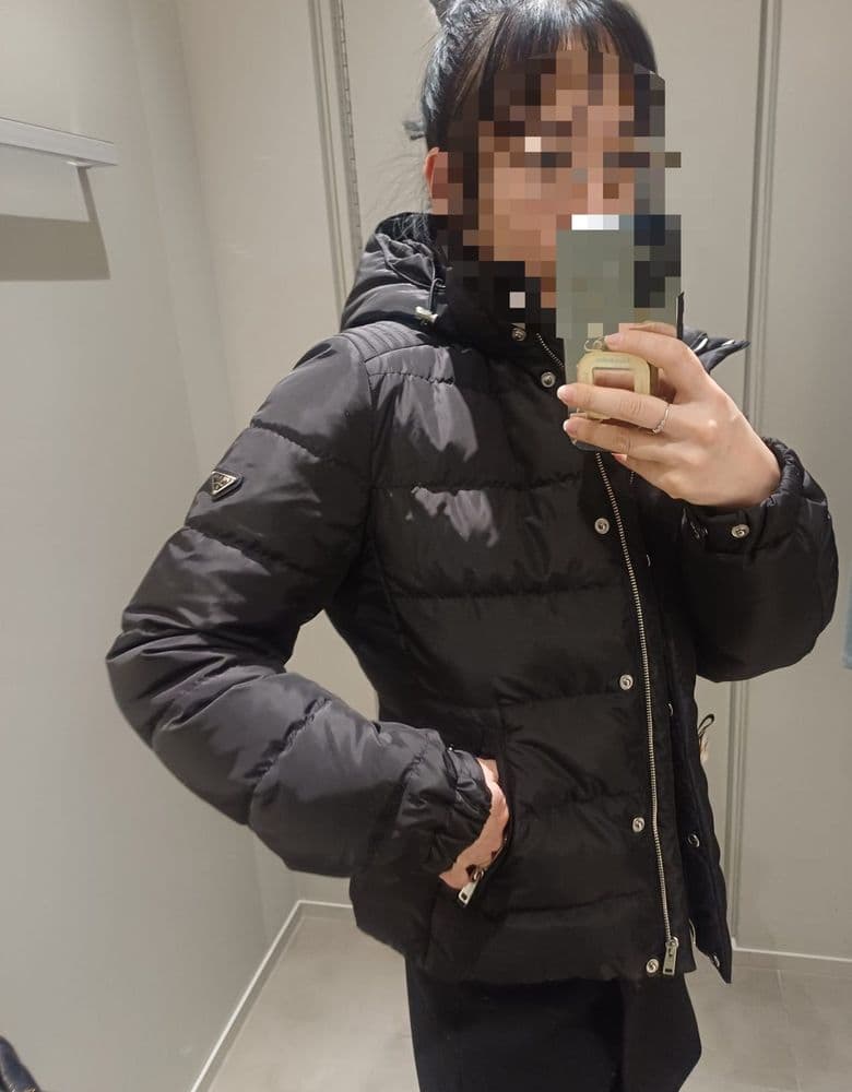 프라다 포코노 패브릭 패딩