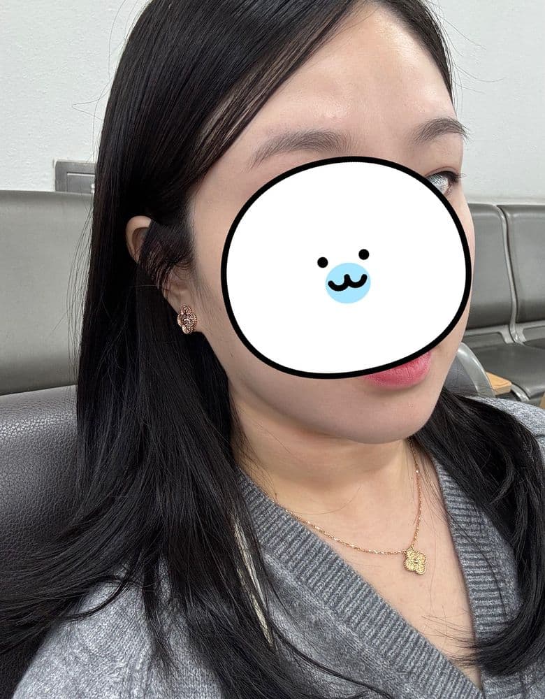 반클리프 앤 아펠 빈티지 해머드 이어링&네크리스 로즈골드