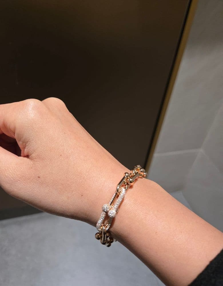 티파니 미디엄 링크 팔찌 (목걸이로 활용 법)