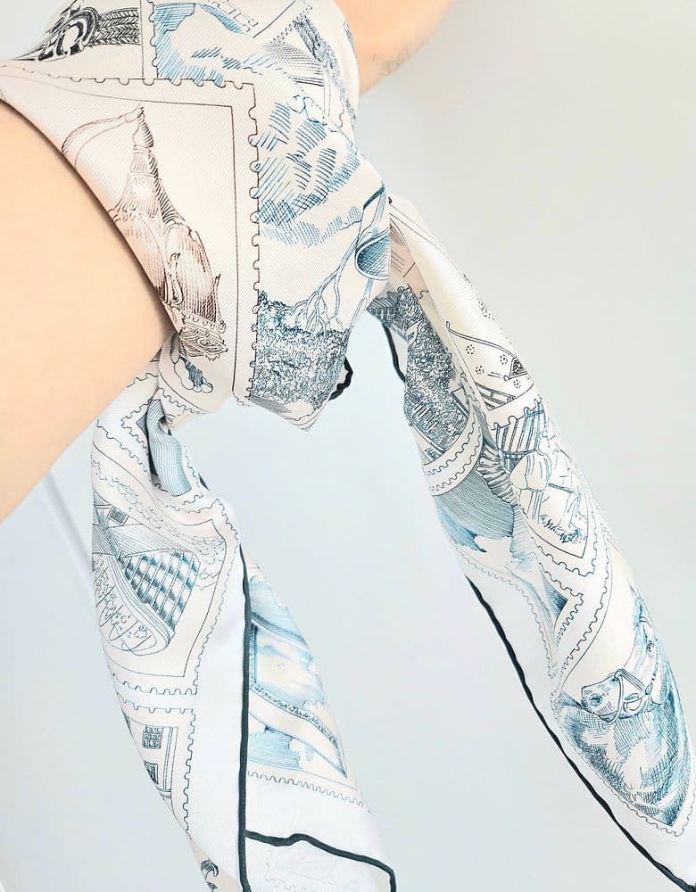 에르메스 우표 까레(feat. 디올 보자기)