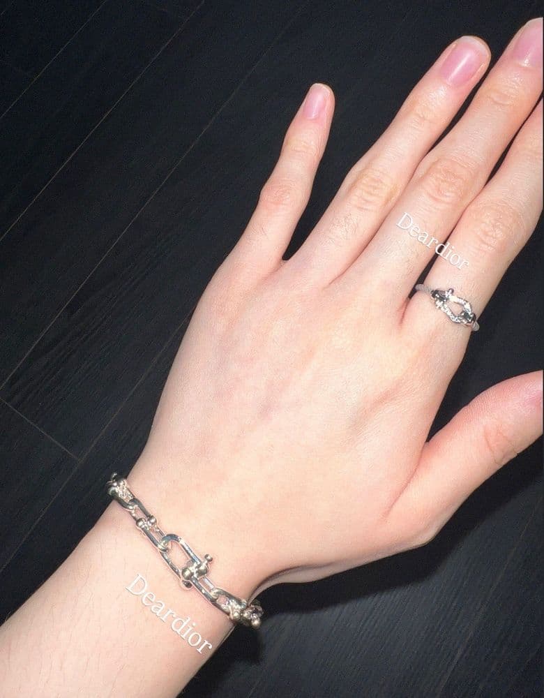 프레드 포스텐 링과 티파니 링크 팔찌