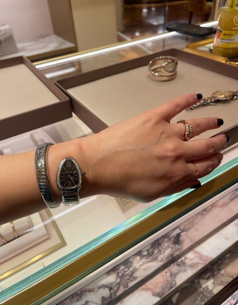 불가리 투보가스 콤피 화이트 노 다이아