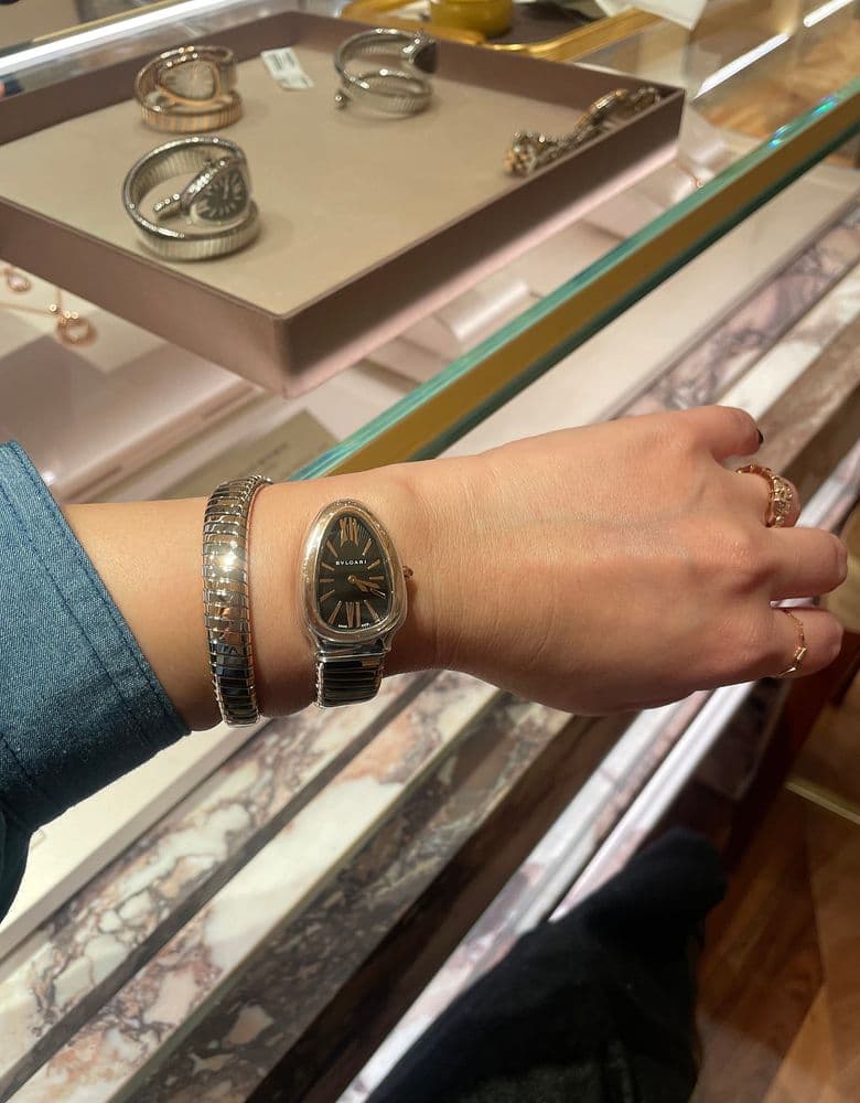 불가리 투보가스 콤피 화이트 노 다이아