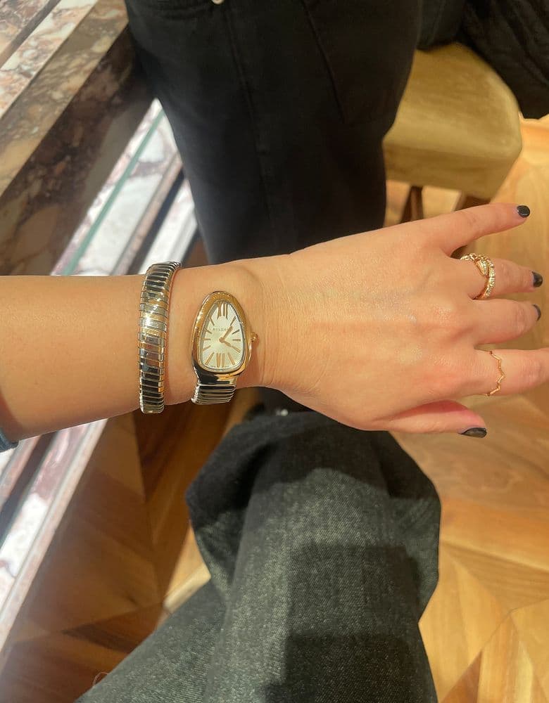 불가리 투보가스 콤피 화이트 노 다이아