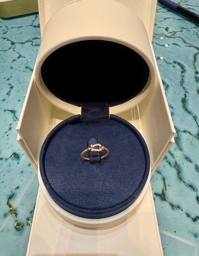 프레드 포스텐 링 로즈 골드