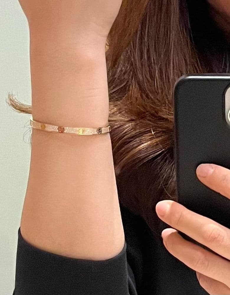 까르띠에 러브 파베 미듐