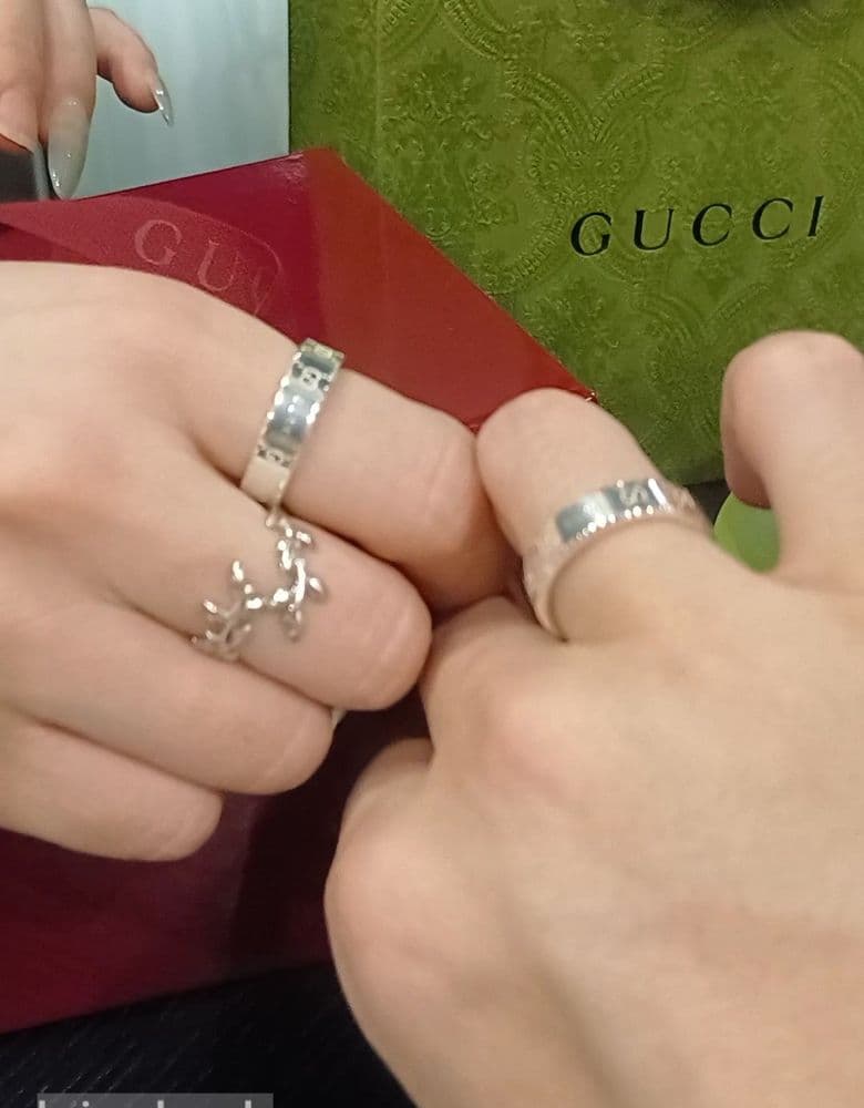 구찌 실버 반지 명품 리뷰