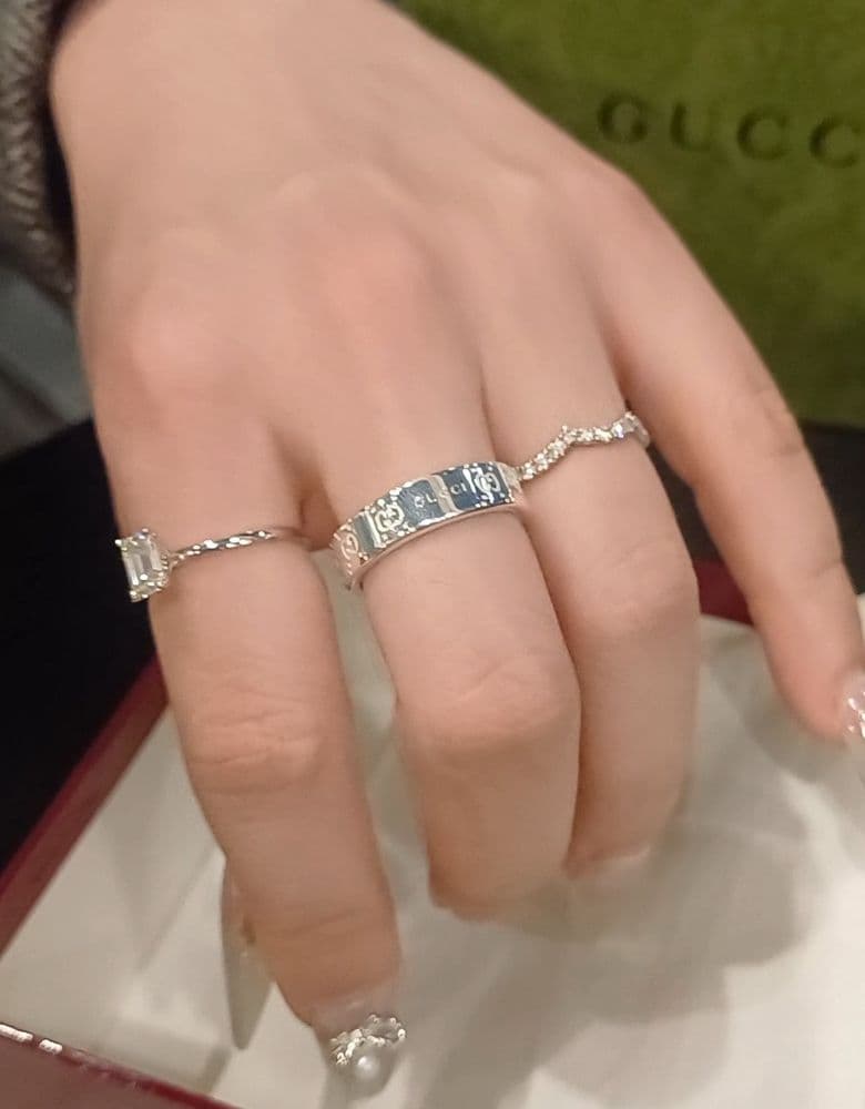 구찌 실버 반지 명품 리뷰