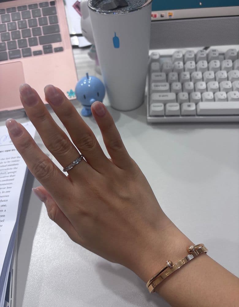 피아제 신상 데코팰리스 링