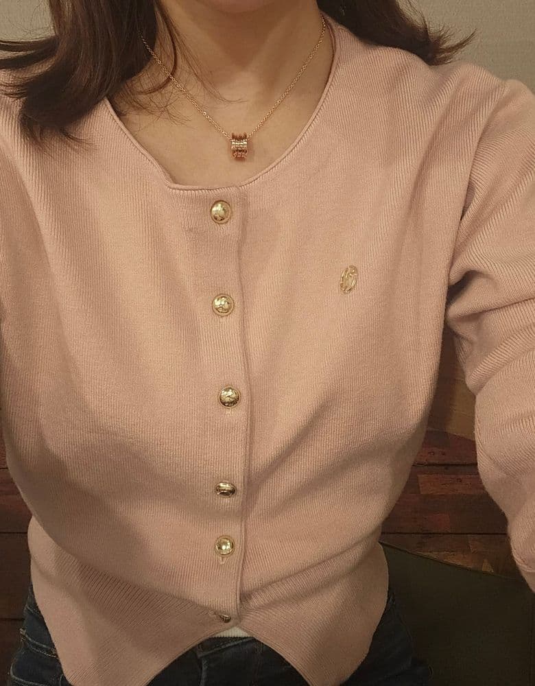 불가리 비제로원 오리지널 로즈골드 목걸이