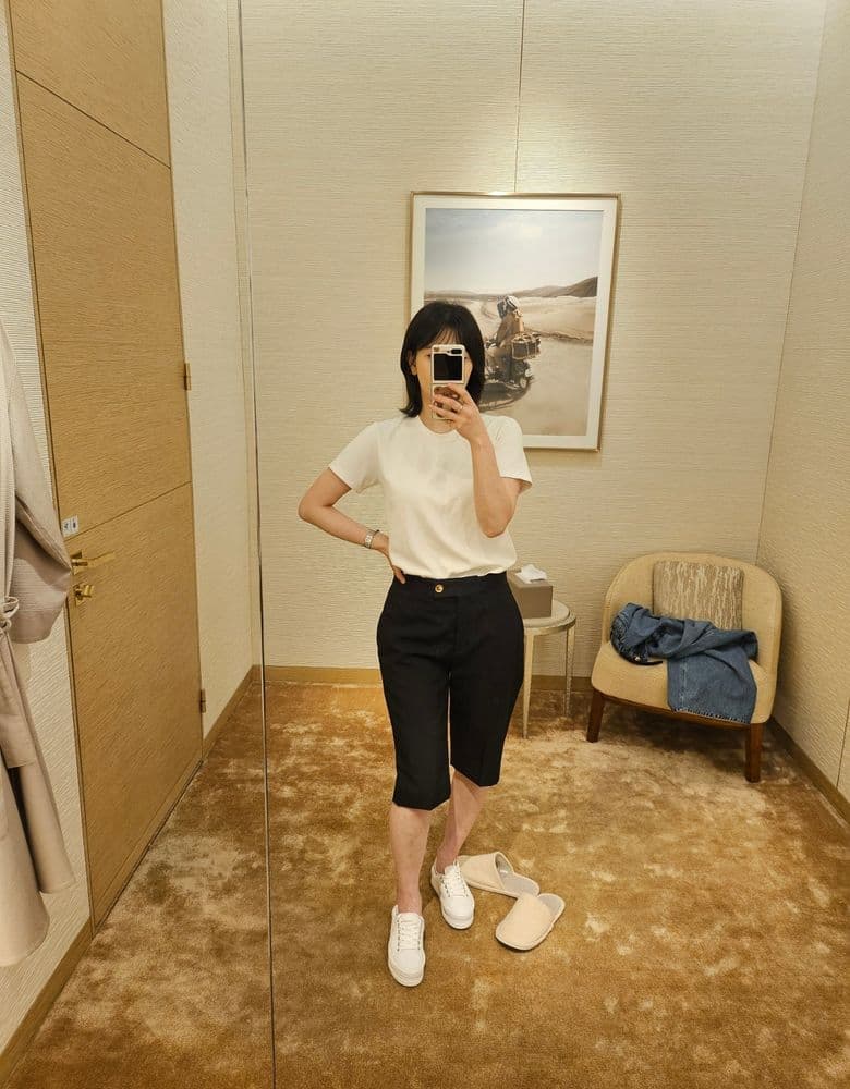 Louis Vuitton jeans and skirts.