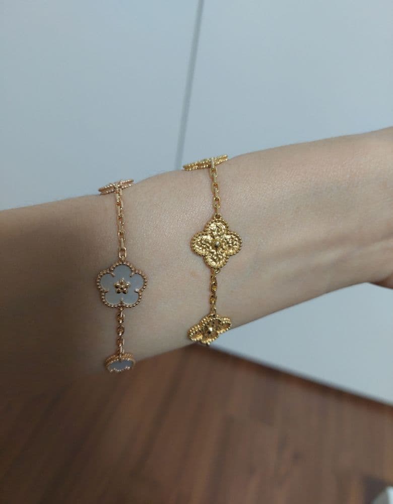 Van Cleef & Arpels Alhambra, Lucky Spring, Perlée - no translation needed as these are specific product names.